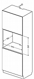 תנור בנוי Sauter RUSTIC 4000 B/C סאוטר