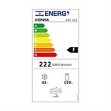 מקרר מקפיא עליון לבן 201 ליטר KONKA דגם KONKA KRF-222