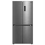 מקרר 4 דלתות MIDEA מקפיא תחתון 470 ליטר דגם 6355 HQ-611R נירוסטה מידאה