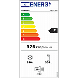 מקרר 3 דלתות מקפיא תחתון 750 ליטר דגם LG GR-B278SE אל ג'י