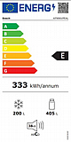 מקרר 4 דלתות בוש מקפיא תחתון דגם KFN96VPEAL בנפח 605 ליטר נירוסטה