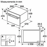 תנור משולב מיקרוגל Bosch בוש דגם CMA583MB0