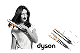 מחליק שיער דייסון דגם Dyson Airstrait™ straightener HT01 בגוון ניקל נחושת