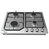 כיריים גז 4 להבות MIDEA נירוסטה דגם 60SJ401-SS מידאה 6740
