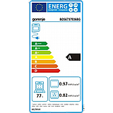 תנור אפייה בנוי 77 ליטר עם תוכנית אדים Gorenje BOS-6737-E06B גורנייה שחור