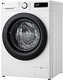 מכונת כביסה פתח חזית 8 ק”ג LG אל ג’י דגם VB8014WH דלת לבנה
