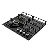 כיריים גז 4 להבות MIDEA טורבו וולקנו דגם MG60GH096KT6BIR מידאה 6755