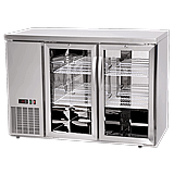 מקרר תצוגה Landers שתי דלתות עשוי נירוסטה כולו דגם LG305H לנדרס