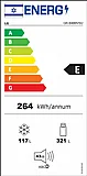 מקרר מקפיא עליון LG דגם GR-B445XE אל ג’י כסוף