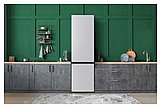 מקרר LG מקפיא תחתון 344 ליטר דגם GR-B374 עם התקן שבת מובנה גימור זכוכית שחורה / לבנה