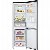 מקרר LG מקפיא תחתון 344 ליטר דגם GR-344SD עם התקן שבת מובנה גימור שחור מט