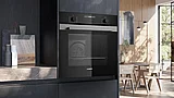 תנור בנוי סימנס דגם SIEMENS HB317GES3Y גימור שחור נירוסטה