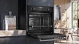תנור בנוי סימנס דגם SIEMENS HB317GES3Y גימור שחור נירוסטה