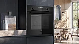 תנור בנוי סימנס דגם SIEMENS HB317GES3Y גימור שחור נירוסטה