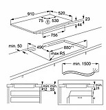 כיריים אינדוקציה 90 ס”מ Electrolux אלקטרולוקס דגם EIV94550
