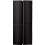 מקרר 4 דלתות Hisense הייסנס 427 ליטר דגם – RQ57S נירוסטה או שחור