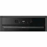 גורנייה תנור בנוי פירולטי gorenje בגימור זכוכית שחורה 60 ס
