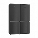 MIELE LINE מקרר-מקפיא KFN28133D Black מילה *מתצוגה סניף יפו