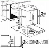 מדיח כלים רחב אינטגרלי AEG א.א.ג FSK93817P Comfort Lift