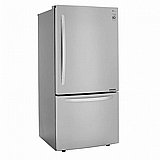 מקרר מקפיא תחתון 720 ליטר נטו LG GM859RSCE עם התקן שבת מובנה - גימור נירוסטה