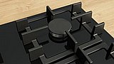 כיריים גז 4 להבות בישול 60 ס''מ Bosch Serie 4 PNK6B6K40Y - זכוכית שחורה