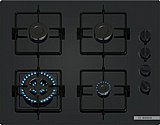 כיריים גז 4 להבות בישול 60 ס''מ Bosch Serie 2 POH6B6K30Y - זכוכית שחורה