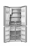 מקרר 4 דלתות Hisense הייסנס 584 ליטר RQ760N4SASE עם בר חיצוני נירוסטה
