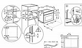 מיקרוגל בנוי משולב גריל Electrolux ECK5401X גימור נירוסטה אחריות ע