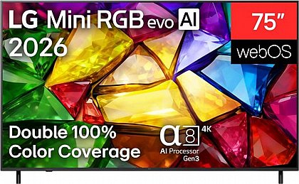 �������� ���� LG 75'' Mini RGB evo AI MRGB85 4K Smart TV 75MRGB85B6C