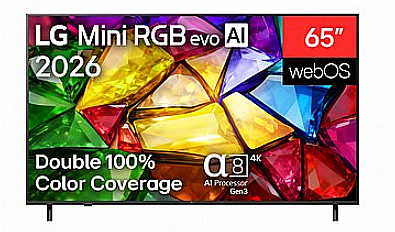 65 ����� LG Mini RGB evo AI MRGB85 �������� ���� K4 �� Hz 144 webOS26 ��� 65MRGB85B6C