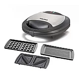 טוסטר לחיצה טריפל עם 3 סוגי פלטות Morphy Richards 44258