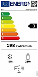 מקרר אינטגרלי מקפיא תחתון 370 ליטר דגם BEKO BCNE400E50SHN בקו