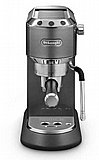 מכונת קפה אספרסו ידנית DeLonghi דגם DEDICA EC885.GY דלונגי צבע שחור