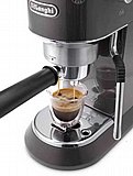 מכונת קפה אספרסו ידנית DeLonghi דגם DEDICA EC885.GY דלונגי צבע שחור