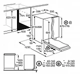 מדיח כלים אינטגרלי מלא דגם EBF7500SBA אלקטרולוקס Electrolux