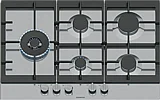 כיריים גז 5 להבות 75 ס”מ Siemens סימנס EC7A5SI90Y נירוסטה