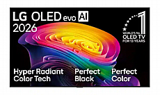 �������� ���� LG 77″ Oled OLED77C66LA⁩ 120Hz 4K webOS26 �� ��