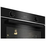 תנור בנוי 72 ליטר דגם BBIM13300X בקו Beko זכוכית שחורה
