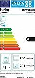 תנור משולב מיקרוגל 48 ליטר דגם BEKO BBCW13400X בקו שחור ונירוסטה