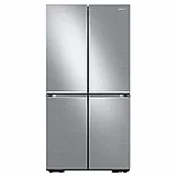 מקרר 4 דלתות 636 ליטר BeSpoke Samsung סמסונג אפור סאטן זכוכית RF70DB9125GR רוחב 91