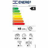 מכונת כביסה פתח חזית 11 ק”ג Samsung סמסונג WW11CGC04DAE דלת שחורה