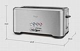 מצנם יוקרתי 4 פרוסות STA730BSS סייג’ SAGE