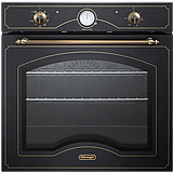 תנור אפייה בנוי 74 ליטר כפרי DeLonghi CM9LANILדלונגי צבע שחור תוצרת איטליה