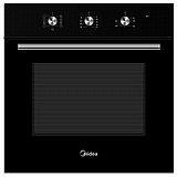 תנור אפייה בנוי 8 תכניות דגם Midea 65DME30004B מידאה שחור