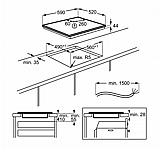 כיריים אינדוקציה Electrolux EIS62451C Multizone אלקטרולוקס תוצרת גרמניה