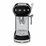 מכונת קפה אספרסו רטרו סמג SMEG שחור ECF01BLEU עם הקצפה *מתצוגה* סניף יפו