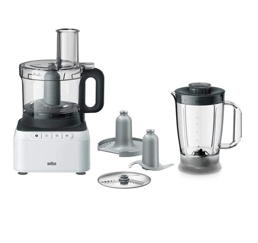 מעבד מזון בראון FP3131WH BRAUN משולב בלנדר מעבדי מזון חשמל למטבח