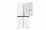 מקרר אל ג'י 545 ליטר זכוכית לבנה LG GR-B608WDID
