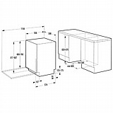 מדיח כלים רחב אינטגרלי מלא גורניה gorenje GV63160