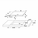 כיריים אינדוקציה גורניה gorenje מסדרת קלאסיקו IC634 CLB
